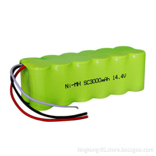 14.4V SC 3,000mAh NiMH Rechargeable Battery Pack